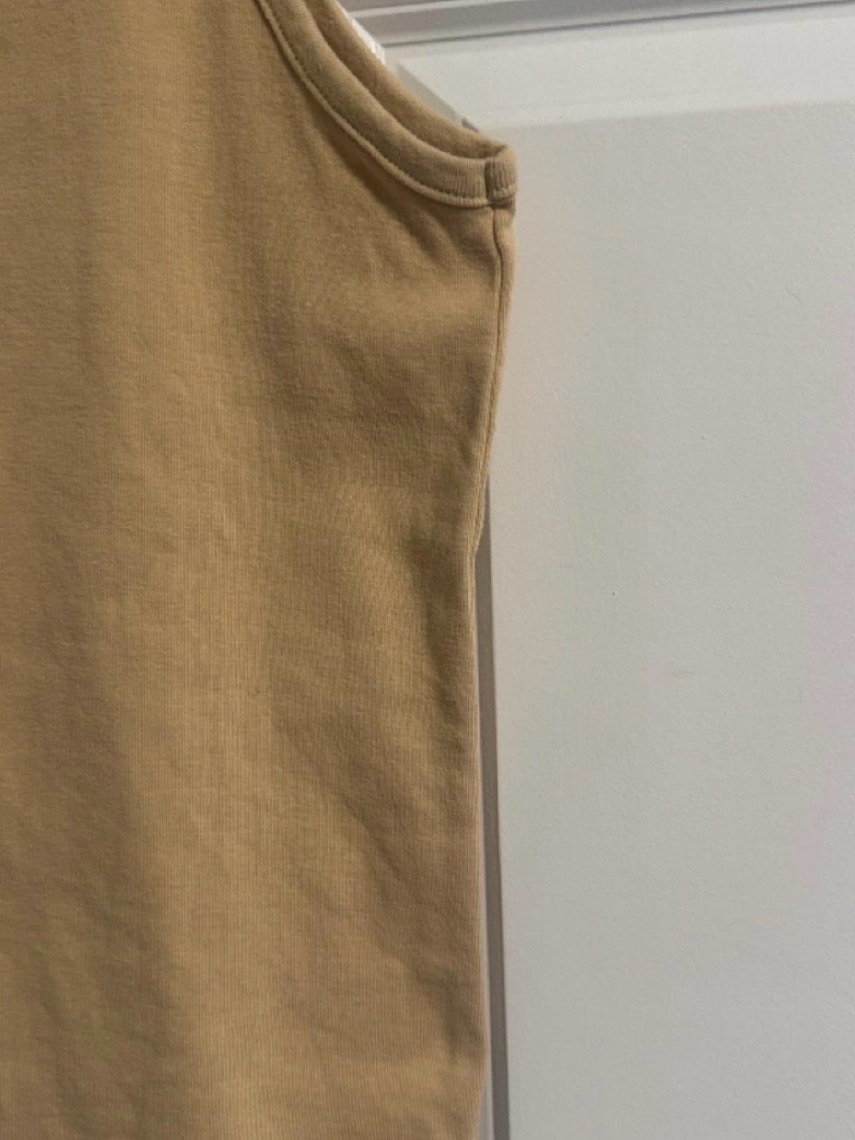Nwt Wol Hide Scoop Back Rib Tank In Barley Size M — image 7 of 8